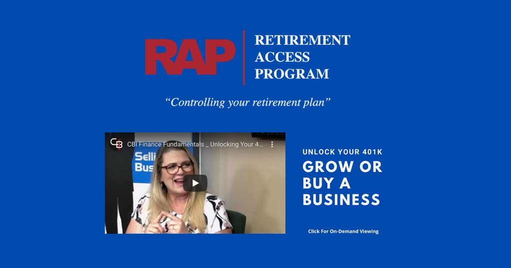 Unlock Your 401k To Grow Or Buy A Business
